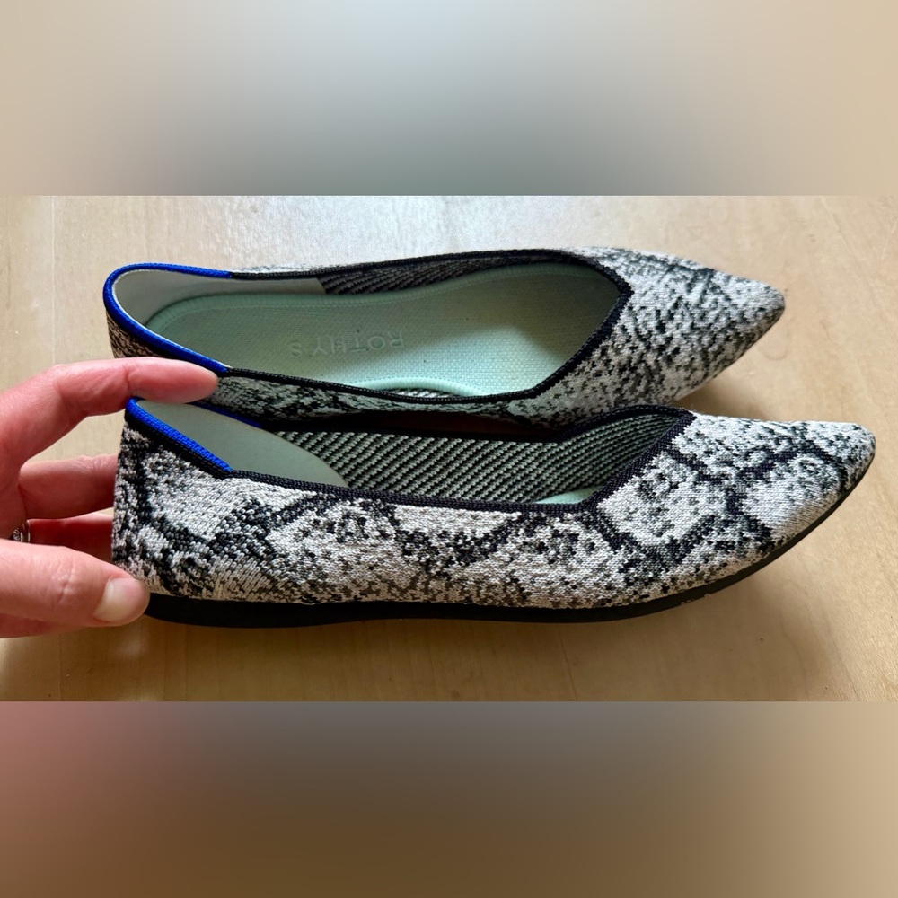Rothy's The Point Python Shoe Flat 7.5 - image 4